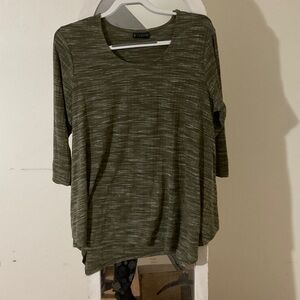 Bobeau Forest Green half Sleeve Tee